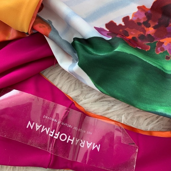 NWT Mara Hoffman Gamela floral one piece swimsuit sz XS - Picture 8 of 9